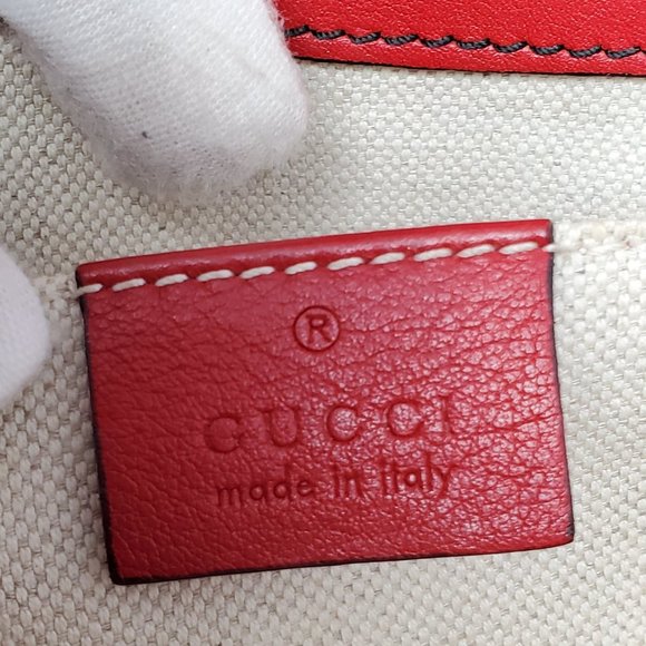 Auth Gucci Medium Emily Red GuccissimaShoulder Bag - Picture 15 of 16